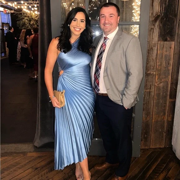 Vici | Dresses | Blue Wedding Guest Dress From Vici Wore Once | Poshmark